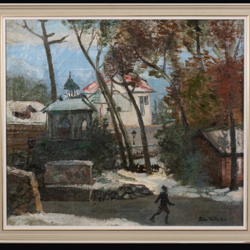 Winter View With A Skater (12361.12511)