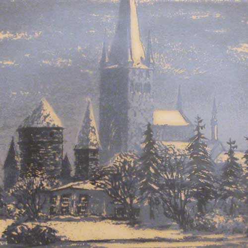 Aleksander Peek "Tallinn. Tornide väljak"