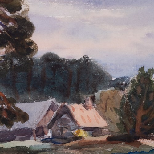 Landscape with Houses and a Bridge (15222.19302)