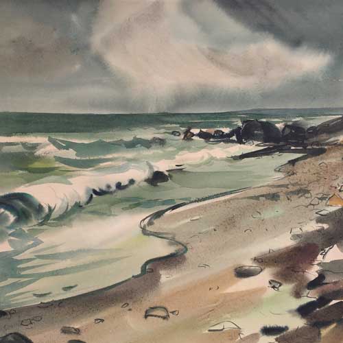 Richard Uutmaa "Mererand enne tormi"