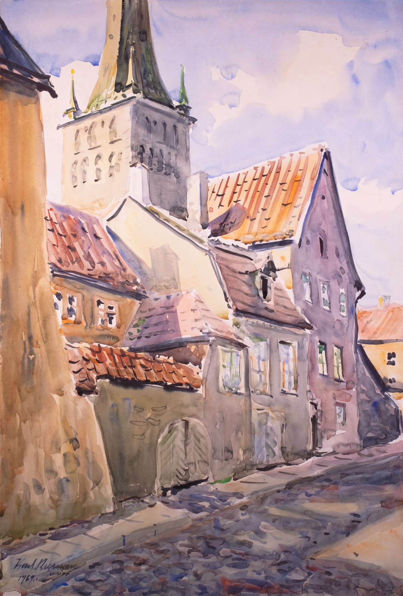 Karl Burman "Tallinn, Tolli tänav"
