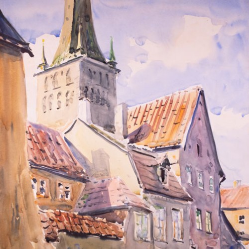 Karl Burman "Tallinn, Tolli tänav"