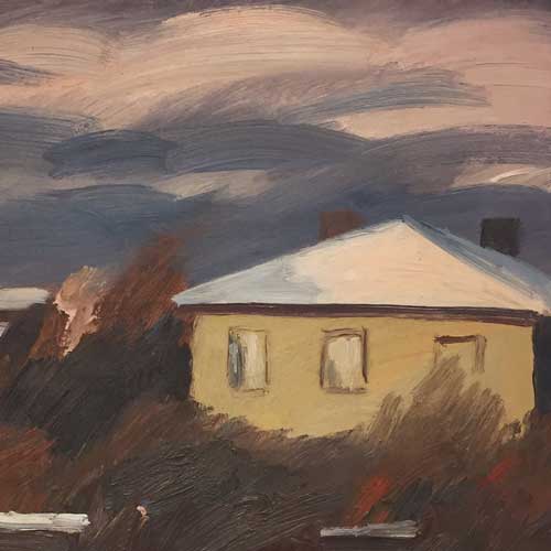 Olav Maran "Vaade kollase majaga"