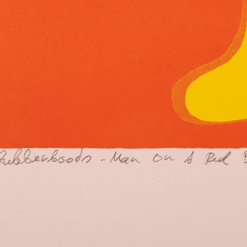 Yellow Rubberboots-Man on a Red Background, 7/14 (15927.449)