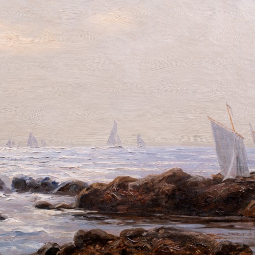 Return of the Fishing Boats. Bretagne (16538.1874)