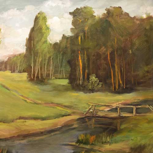Voldemar Peil "Landscape at Altja"