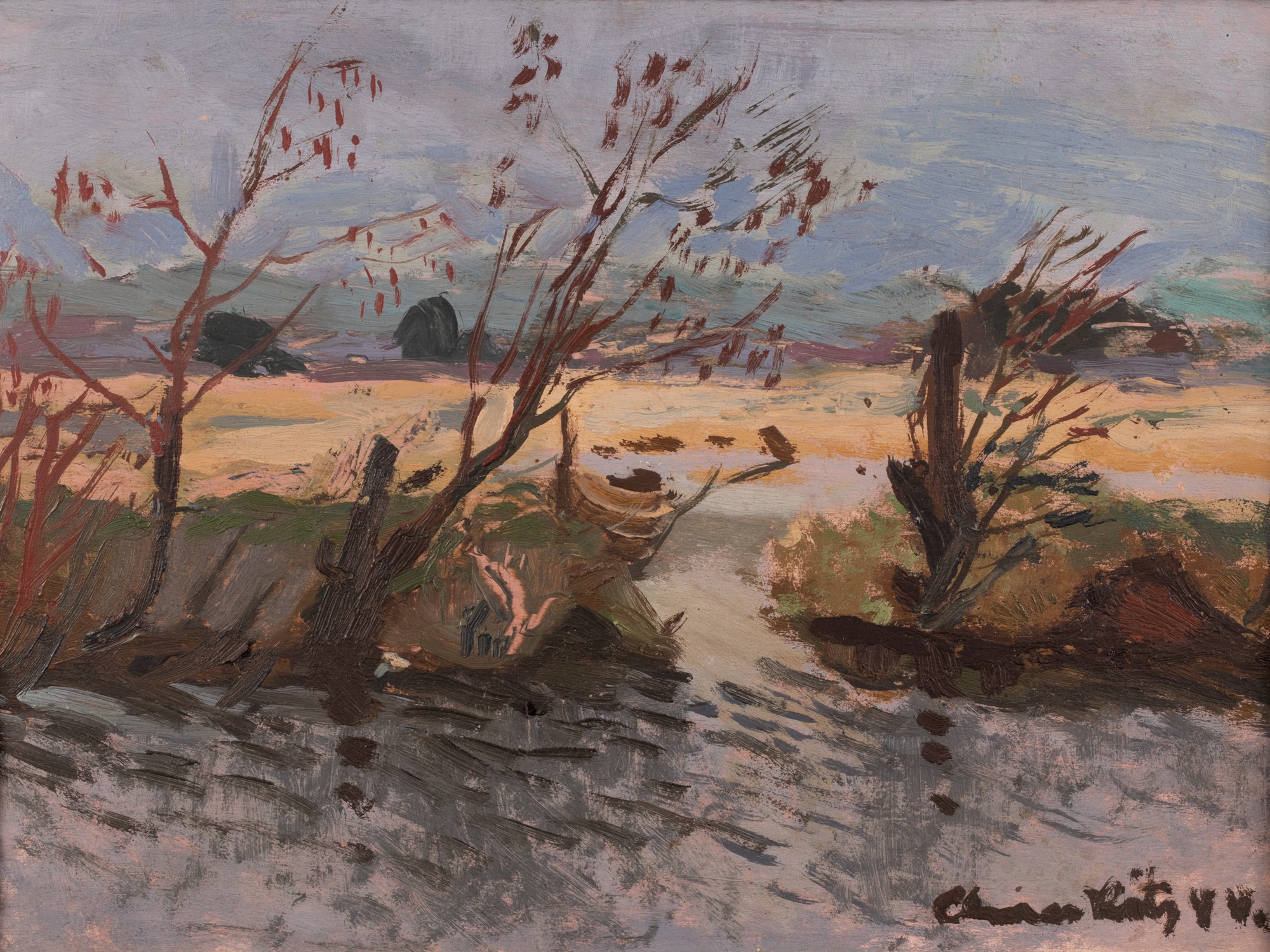 Elmar Kits "Riverbank in Autumn"