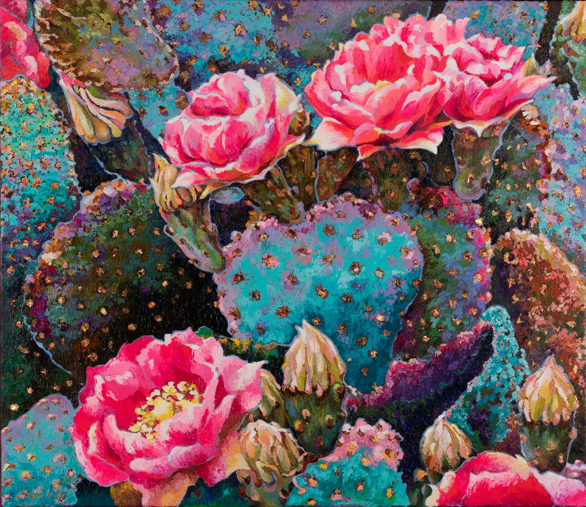 Nina DoShe "Cactuses in Bloom"