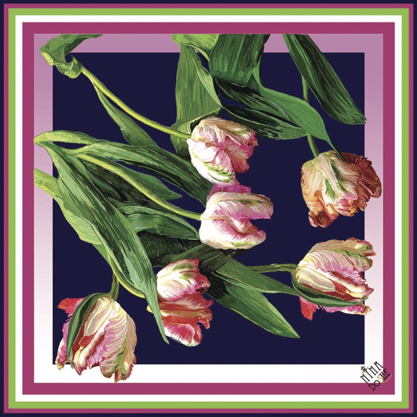 Nina DoShe "Tulips siidsall"