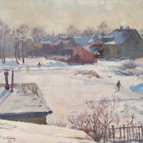 Winter in the Suburb