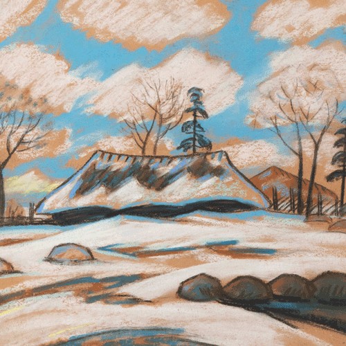 Aleksander Uurits "Winter Landscape"