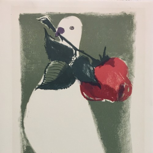 Mail Pigeon with a Rose (19288.15479)