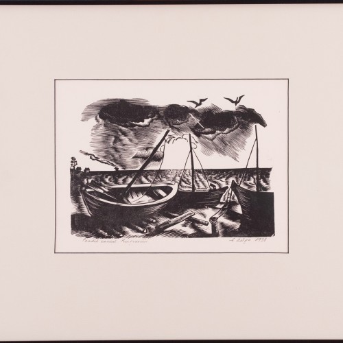 Boats on a beach (19468.14599)