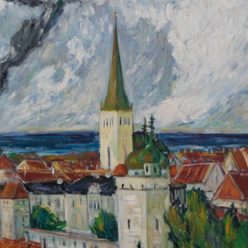 Joann Voldemar Saarniit "View of Tallinn"