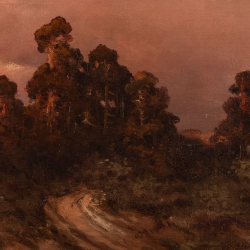 Eduard Poland "Landscape with Pines"