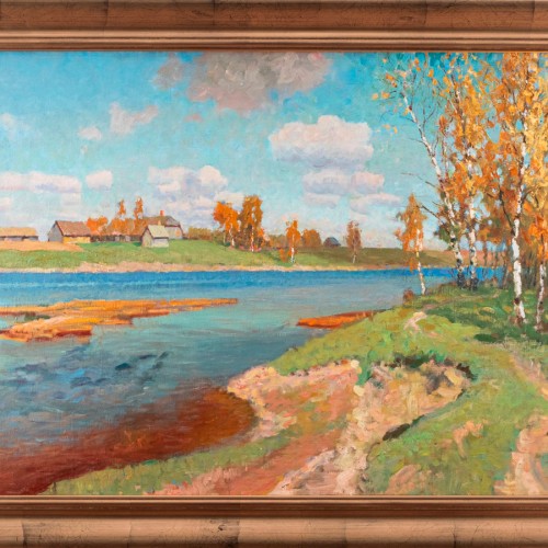 Autumnal Landscape with a River (19946.16749)
