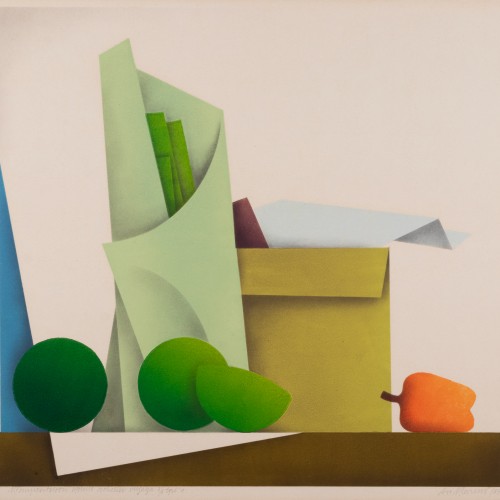 Avo Keerend "Composition with Three Green Fruits"