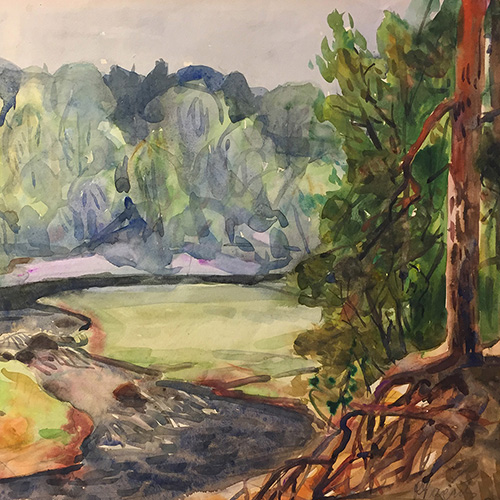 Richard Sagrits "River Valley (Karepa motif)"