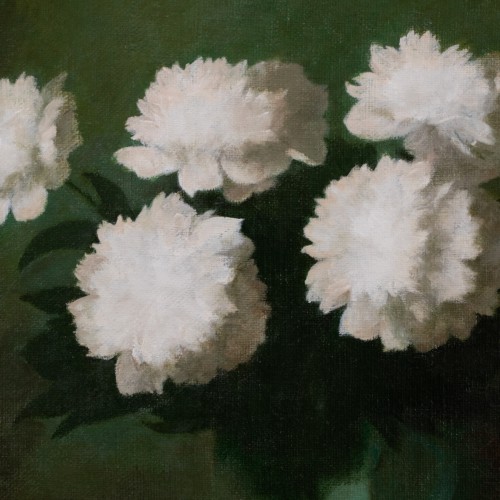 White Peonies with Two Eggs and Two Grapefruits (20687.19739)