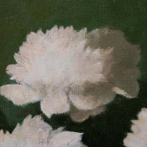 White Peonies with Two Eggs and Two Grapefruits (20687.19747)