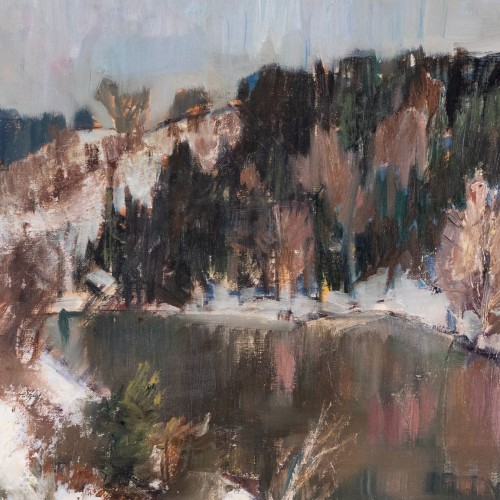 Hugo Lepik "Winter Landscape"