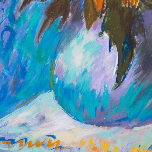 Marigolds on a Blue Backround (20928.20975)