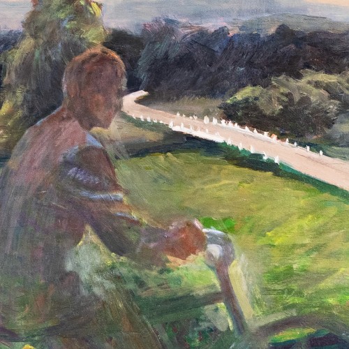 Lembit Saarts "Landscape with a Bicycle"