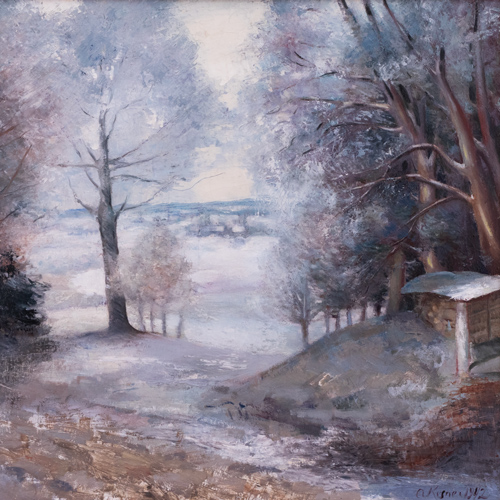 Albert Kesner "Winter Landscape"