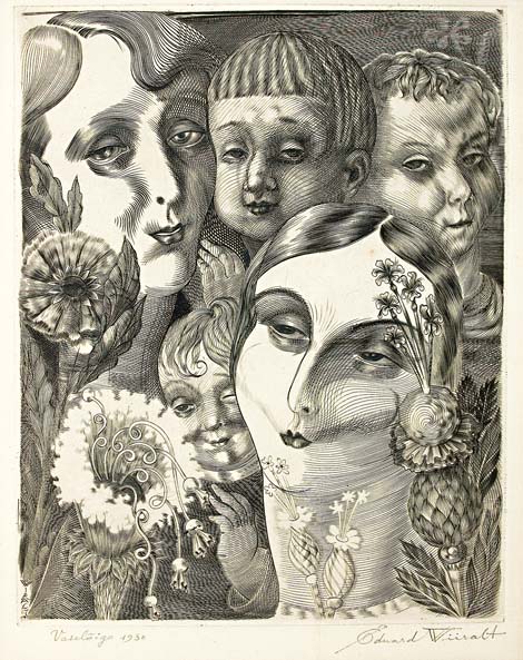 Eduard Wiiralt "Näod ja lilled"