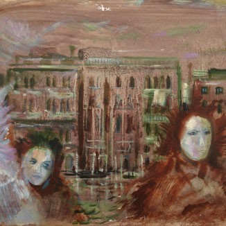 Kolm naist Veneetsia karnevalil