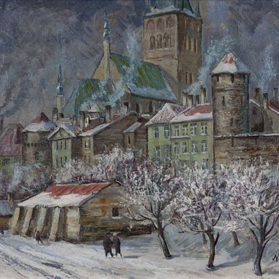 Nikolai Kull "Talvine Tallinn"