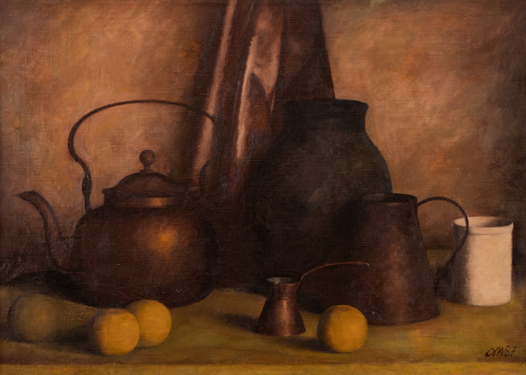 Olav Maran "Still-life With Copper Objects"