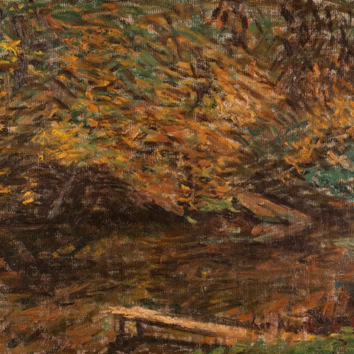 Autumnal Landscape With a River