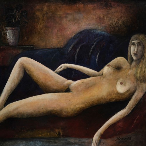 Nude with a Flowerpot