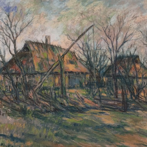 Johannes August Riisman(n) "View of a Farm House"