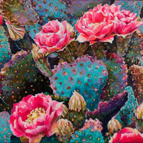 Nina DoShe "Cacti in Bloom"