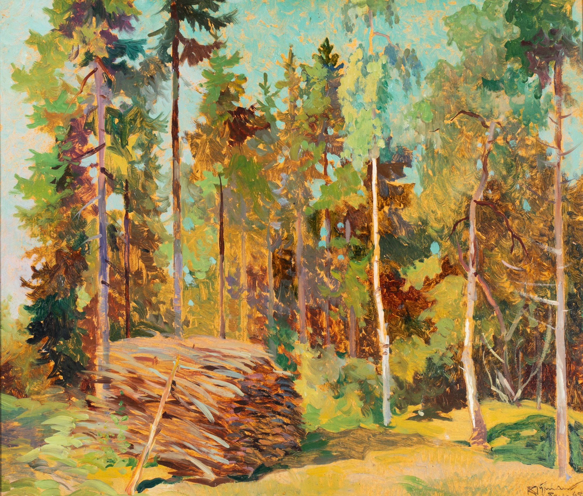Roman Nyman "Forest View Near Rapla"
