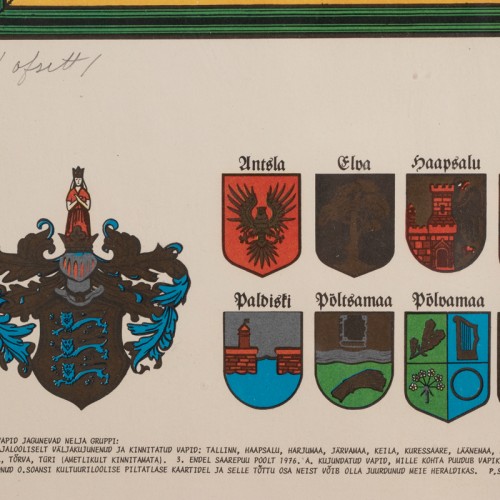 Eesti kultuurilooline kaart "Roheline Eesti" 142/475 (18912.11553)
