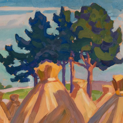Landscape with Haystacks (18931.14567)