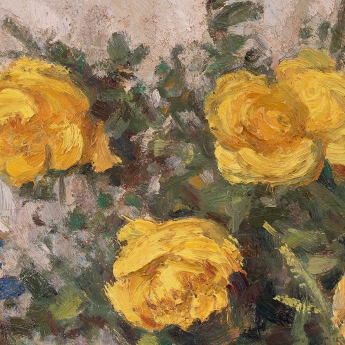 Yellow Roses in a Vase (19087.14428)