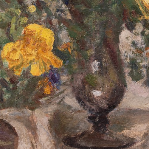 Yellow Roses in a Vase (19087.14430)