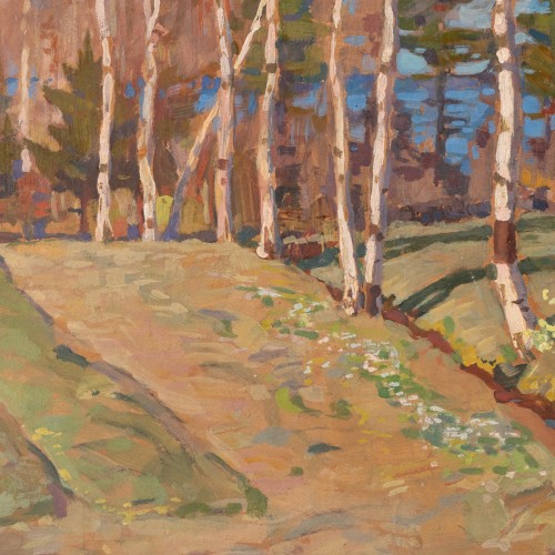 Spring Landscape With Birches (19170.12582)