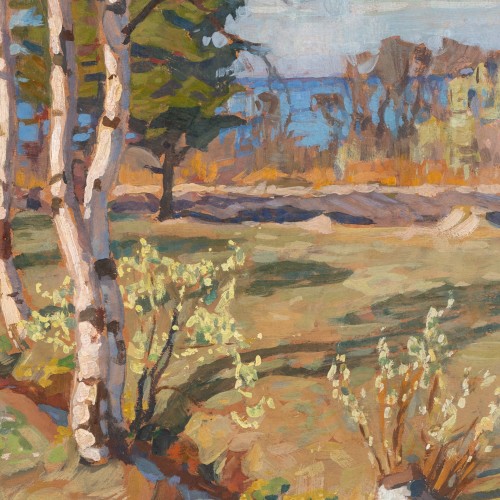 Spring Landscape With Birches (19170.12583)