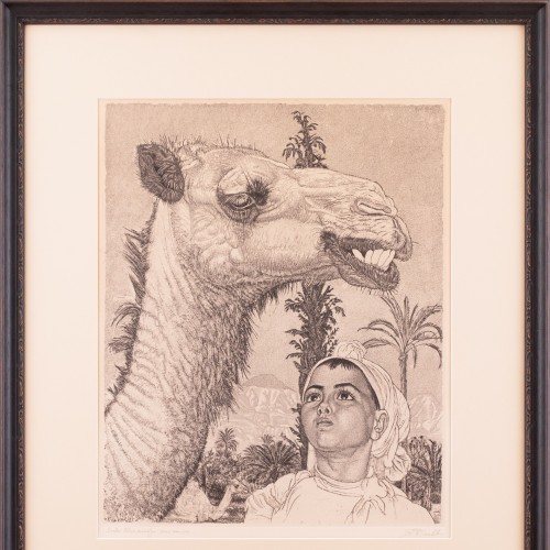 Berberi tüdruk kaameliga (19282.14094)