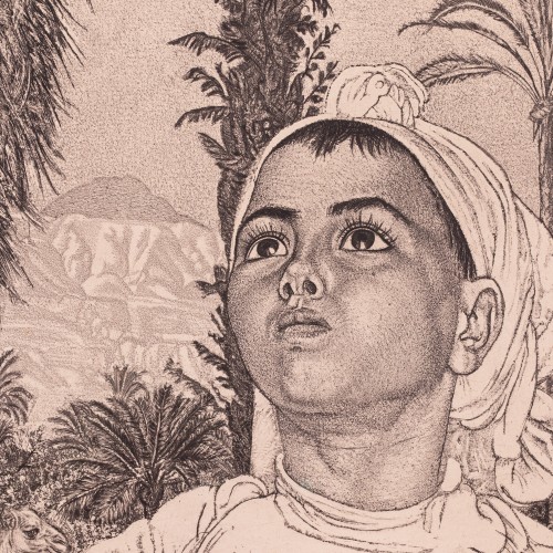 Berberi tüdruk kaameliga (19282.14095)