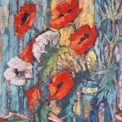 Efraim Allsalu "Composition with Poppies"