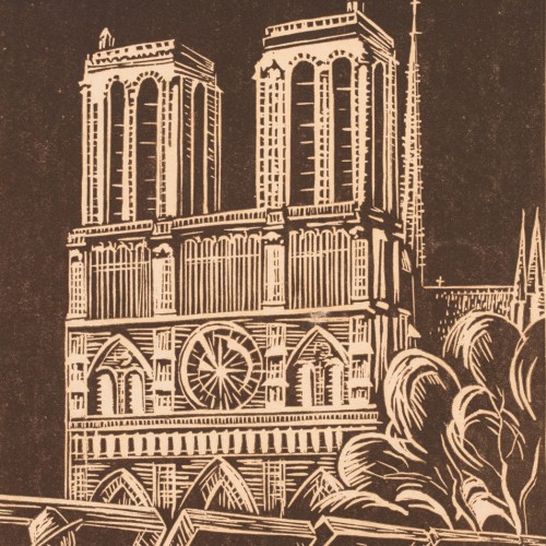 Notre-Dame külastajatega
