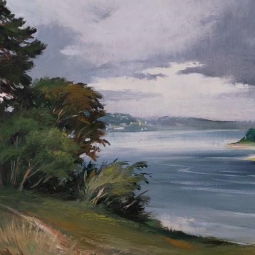 Julius Gentalen "Landscape with a Lake"