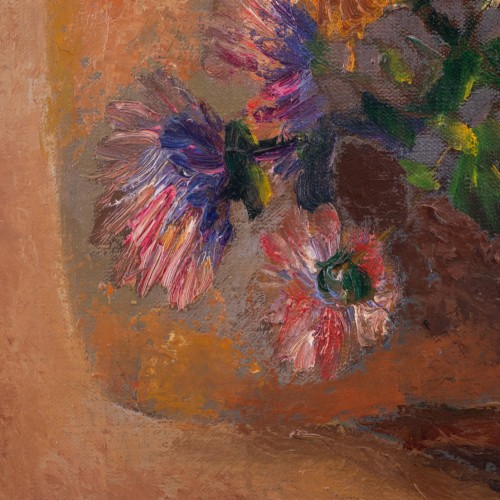Lilled sinise vaasiga (20540.19361)