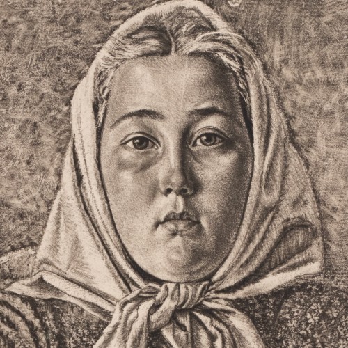 Eduard Wiiralt "Estonian Woman"